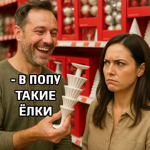 Когда девушка сказала «купи новогоднюю ёлку», я честно...