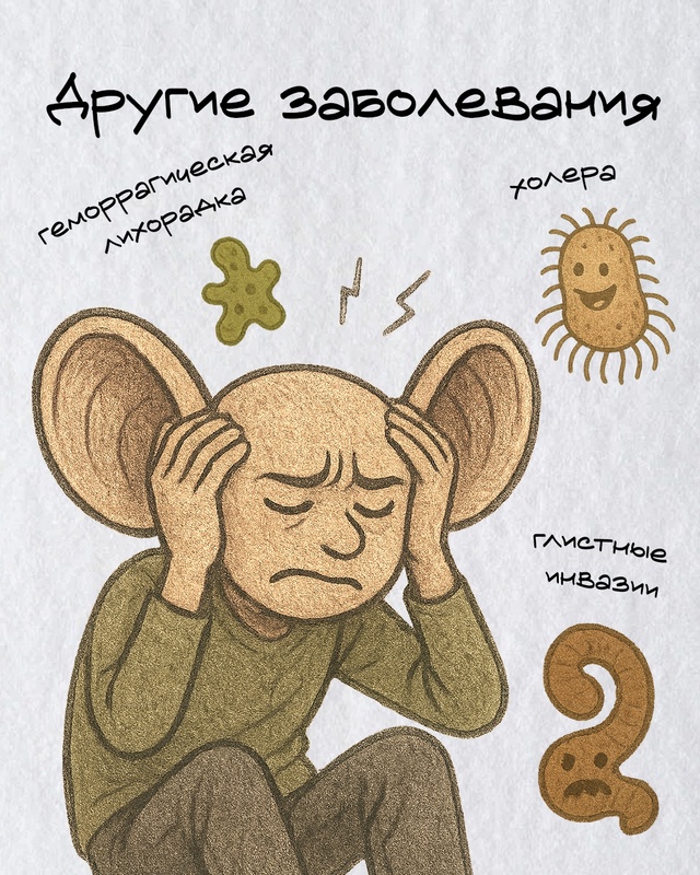 🦠 Ротавирусная инфекция и холера
Увидели на диком п?...