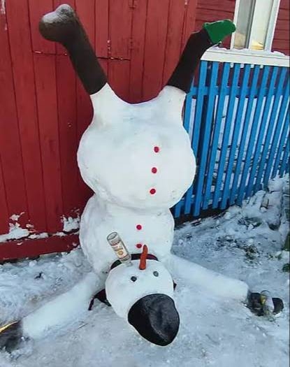 Один час лепки снеговика заменяет полноценную трениро...