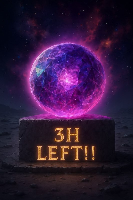 #CryptoTonMines 🪐
⏳Осталось 3 часа до окончания предпродажи, командиры!
🚀 И… мы превысили 5.800TON
