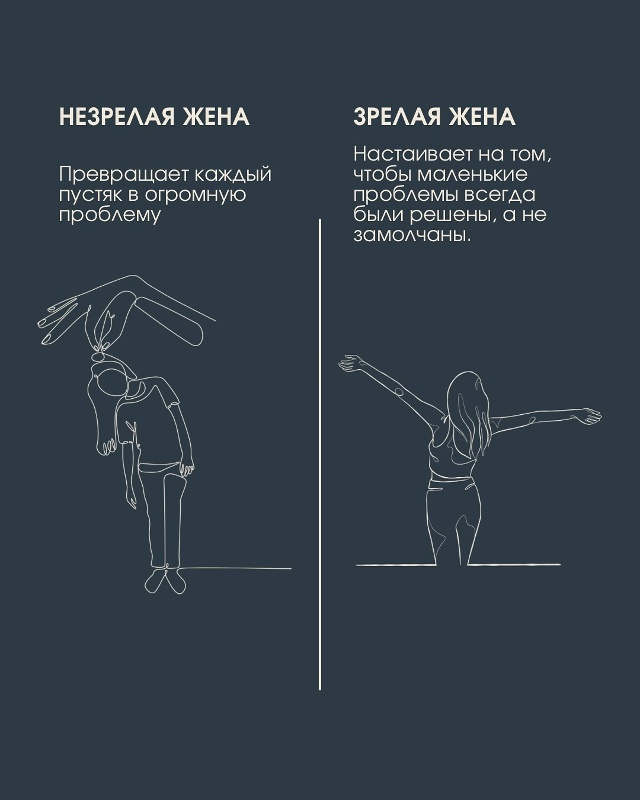 Это база и к мужчинам и к женщинам😉