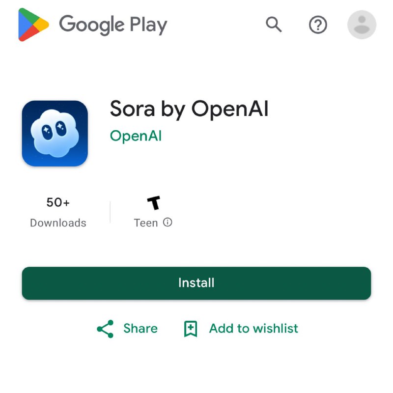 🎞 Sora добралась до Android.
Генератор видео от OpenAI появился в Google Play — раньше приложение б