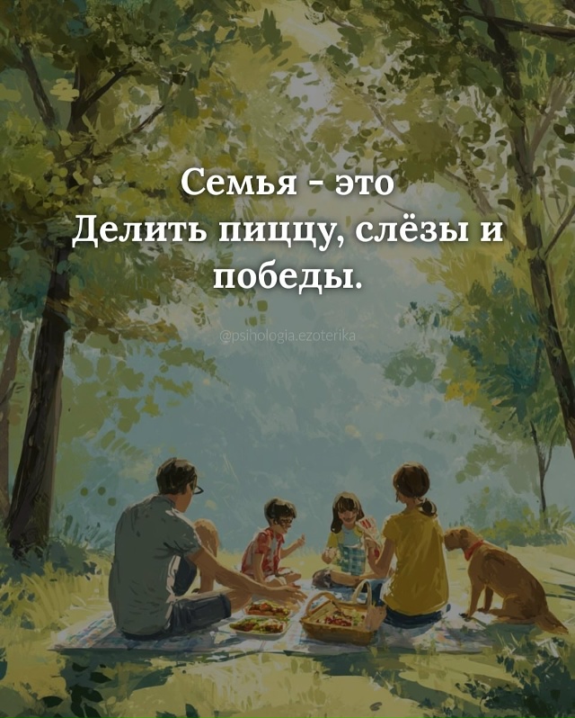Семья - это место, куда всегда хочется возвращаться👪