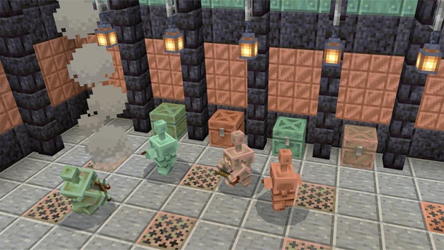 В Minecraft появится милый медный голем, который будет сорт...