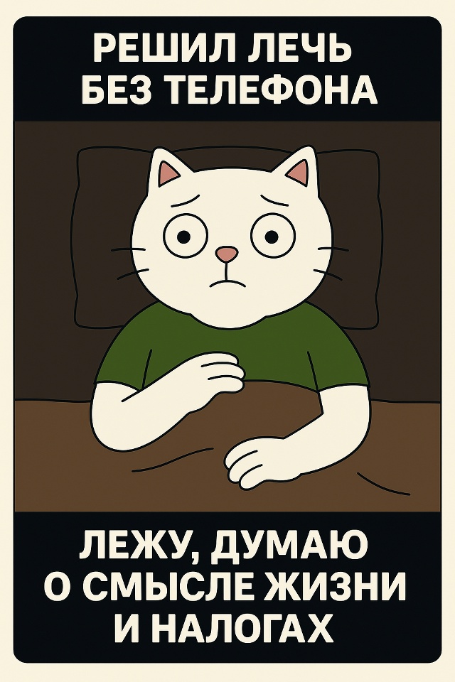 Иногда хочется просто спокойно уснуть без экрана.
Но м?...