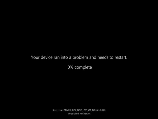 Синий экран смерти станет… чёрным — Microsoft заменит его ...