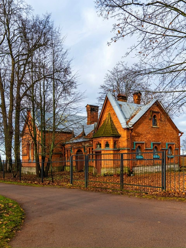 🍂 Парк Александрия в Петергофе в ожидании снежных дне...