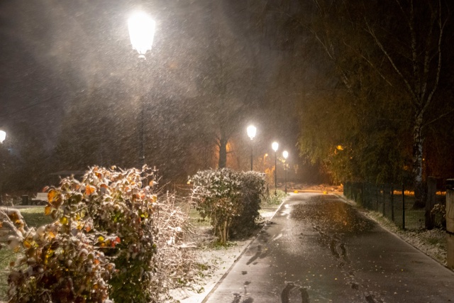 Тихие улицы Чусового, засыпанные первым снегом
Фото: С...