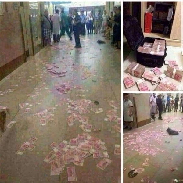 Женщина с раком пришла в частную больницу с сумкой ден?...