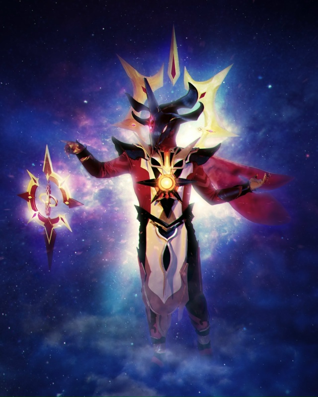 Косплей на пиро чтеца Эндзё из игры Genshin Impact от косплее?...