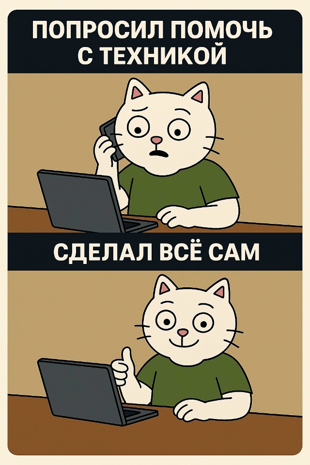 Хотел позвать кого-то «разобраться в настройках». Но п?...