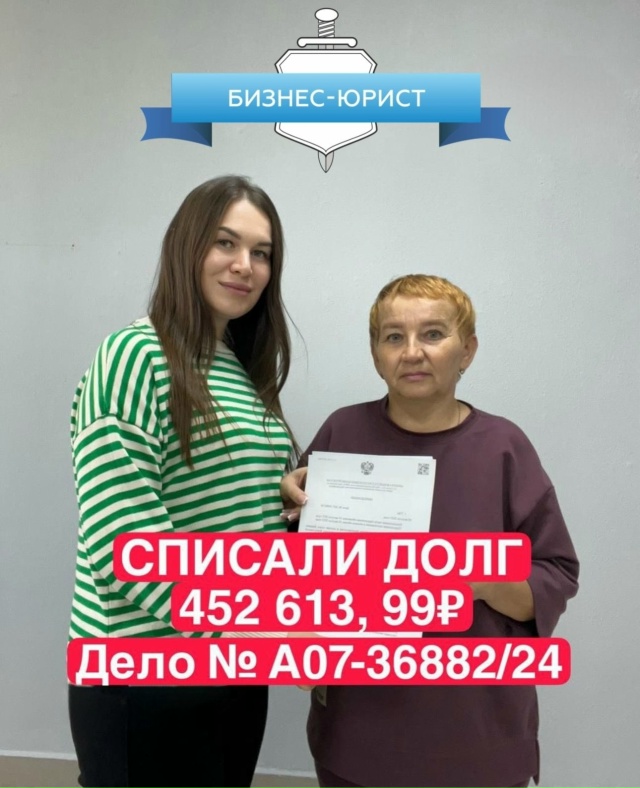 Устали от долгов? Эта история для вас!
Дело А07-36882/24
До...