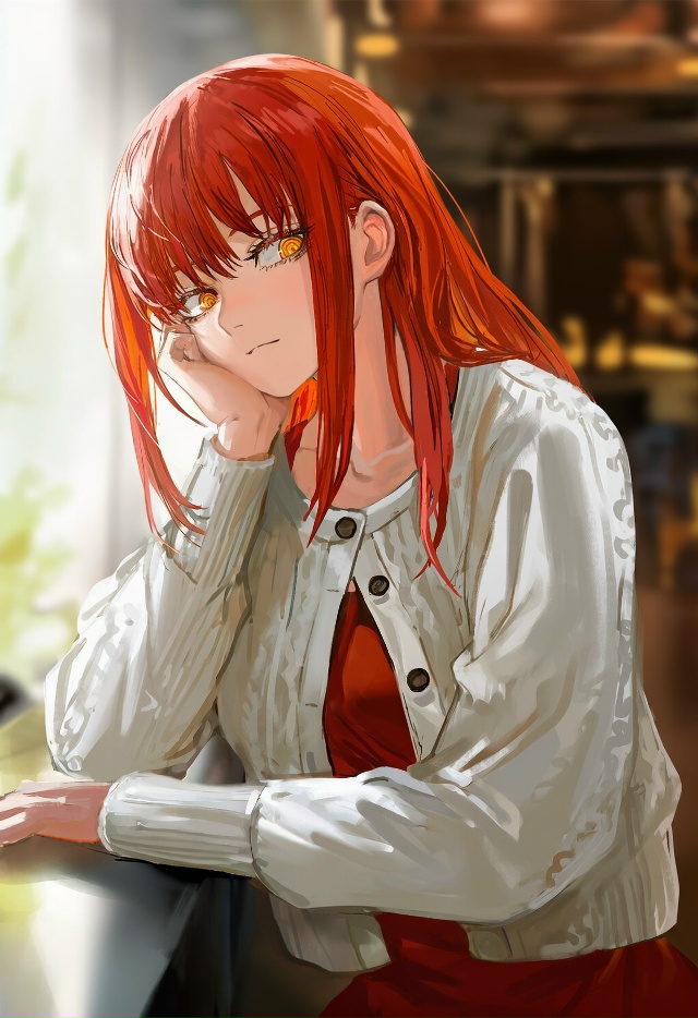 ? Встречаем утро с Макимой от ɴ3ᴠ.
#арт@advance_empire | #Chainsa...