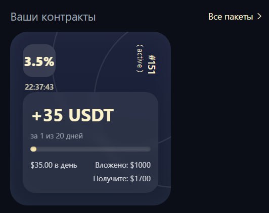 #Phoenix 🐦‍🔥
Моя статистика:
Дата моего входа в проект: 15.03.2026
Сделал депозит: 1,000 usdt 😎
В