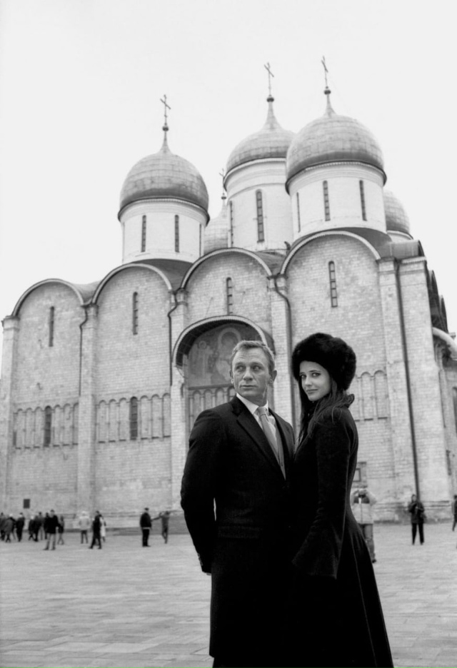 Дэниэл Крэйг и Ева Грин во время премьеры х/ф «Казино „...