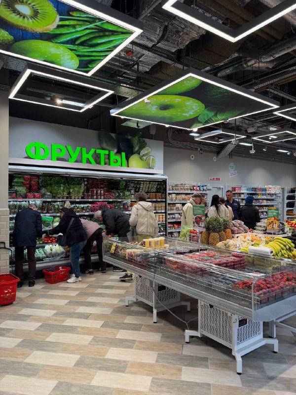 🛒 В АФИ Галерее на Белорусской открылся большой супермаркет Eurospar
Широкий выбор свежих продукто