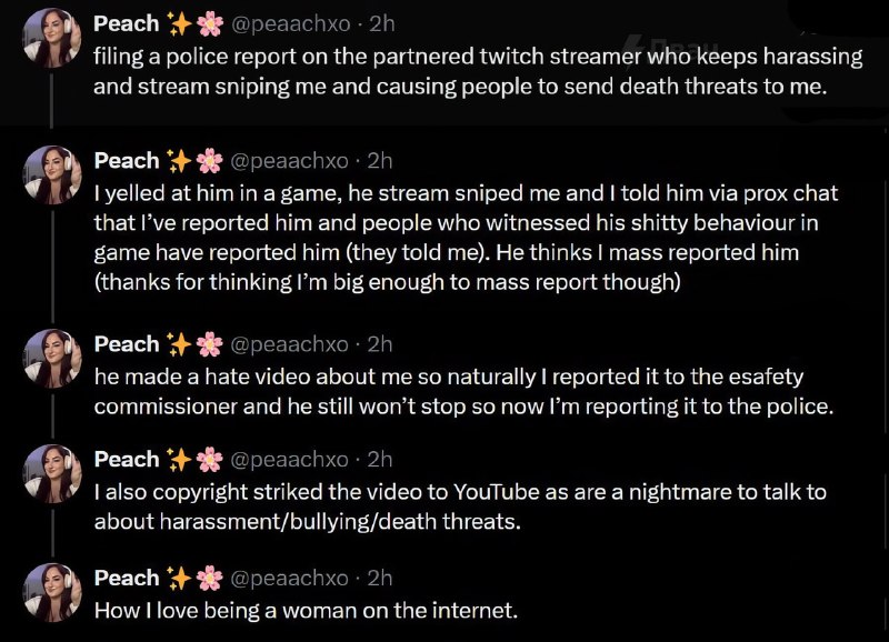 Произошёл вумен момент: стримерша написала заявление в полицию на парня за то, что он… дважды убил е