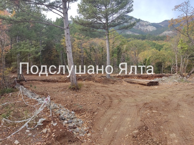 За полигоном на Мисхорской за газовой заправкой над ру...