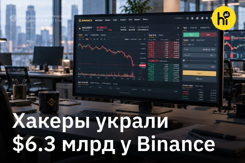 💰 Хакеры украли с Binance более $6 млрд
Вечером 29 октября с горячих кошельков крупнейшей криптобир