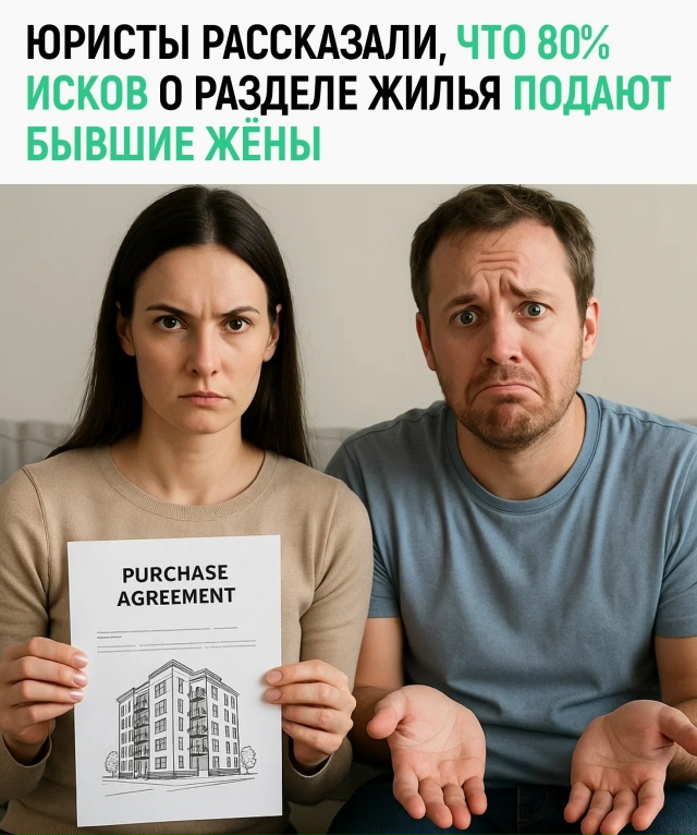 Мужчина покупает квартиру, чтобы «было гнездо».
Женщин...