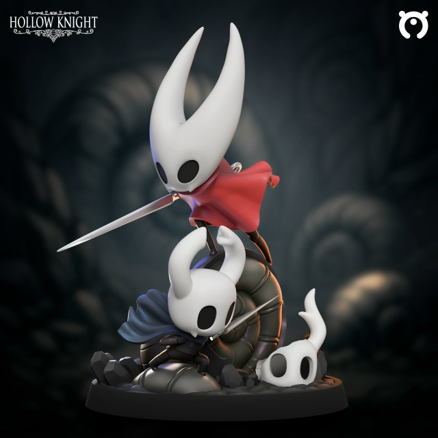 Полый Рыцарь и Хорнет ( Hollow Knight) , диорама добавлена в ка...