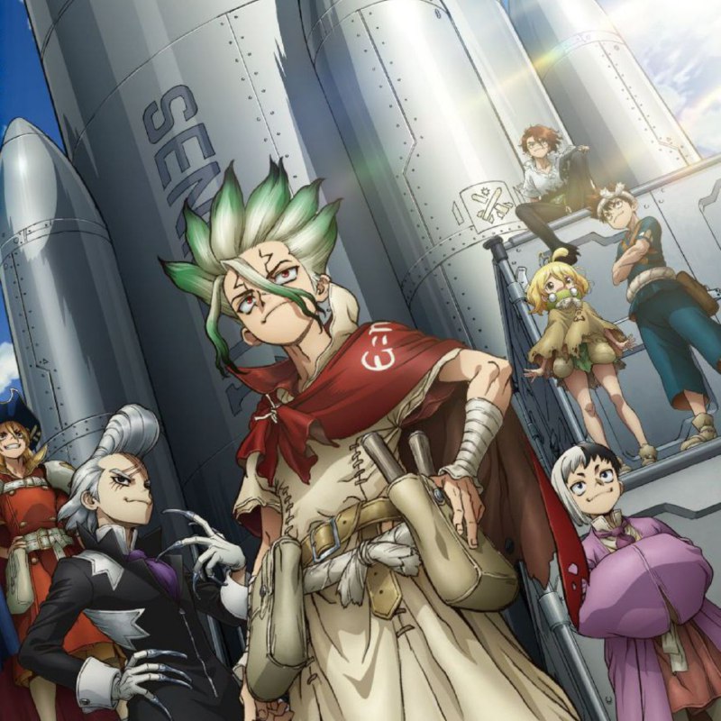 К взлёту готовы!
Новый постер к финальной части аниме-сериала "Доктор Стоун: Научное будущее" (Dr.