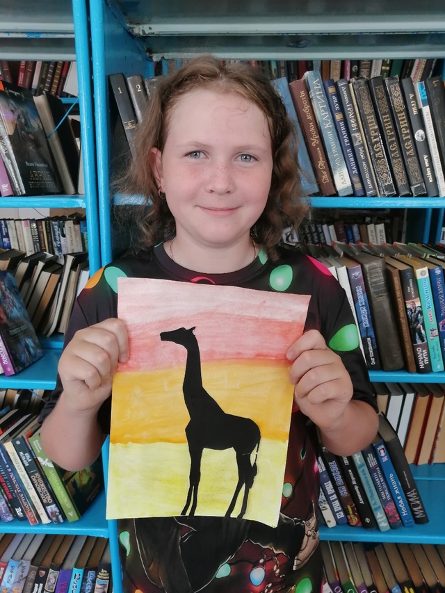 🦒ЖИРАФ НА ЗАКАТЕ 🦒
В Чистопольской сельской библиот...