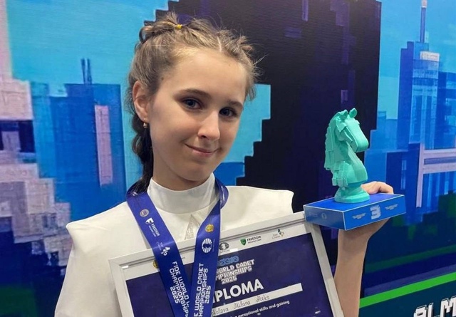 Милана Соколова из Екатеринбурга завоевала «бронзу» н...