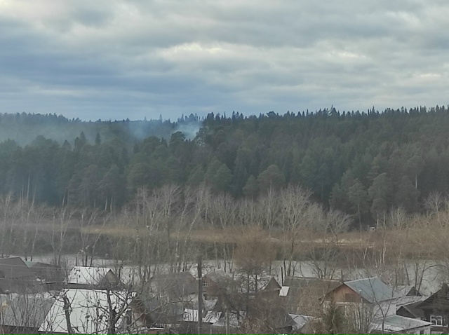 На полуострове что-то горит.