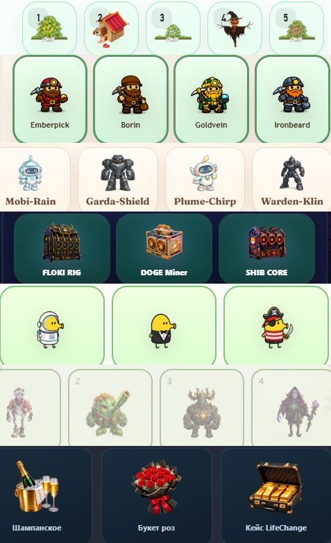 #Fomo_Fighters #Grow_Tea #Golden_Miner #Signal2193 #MEME_MINING #PandaFiT #Doodle_Jump #Life_