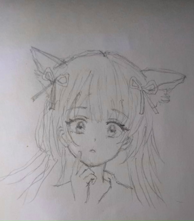 Левой рукой рисовал, правда ластиком стирал правой, ка?...