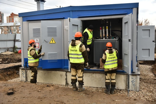 На объекте кипит работа: новая поликлиника на ул. Гогол...