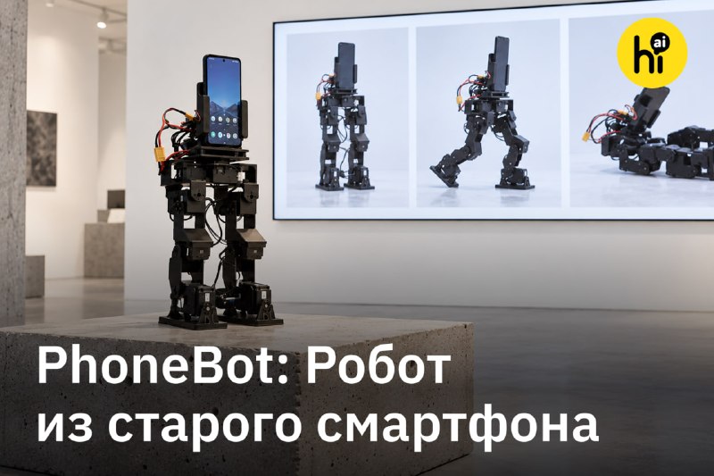 🤖 Ученые превратили старый телефон в робота
Исследователи Калифорнийского университета в Лос-Анджел