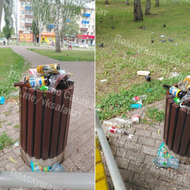 На аллее по Юлаева,напротив строительной поликлиники, ...