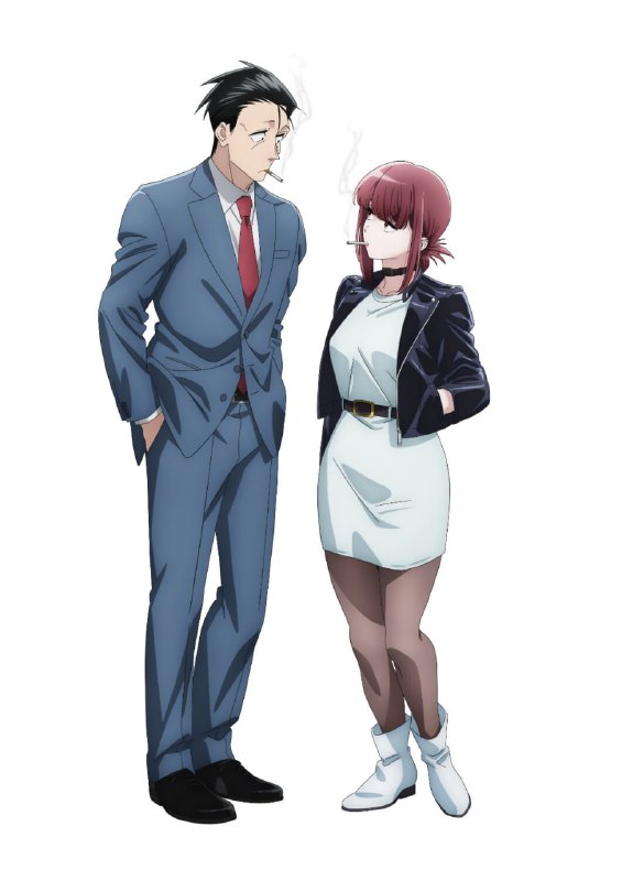 💖Дизайн персонажей аниме по манге «История о перекуре за супермаркетом»
Сасаки — обычный офисный р