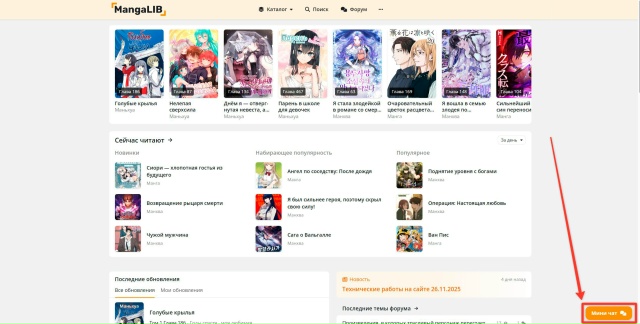 Все уже видели, что на сайте MangaLIB появился мини-чат, в к?...