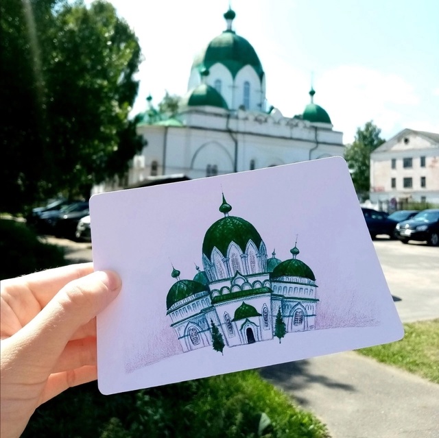 Рыбинск в рисунках 🎨 Оцените работу художника ❤ 📷 ...