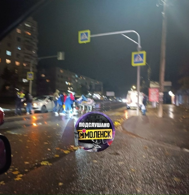 ‼На улице Лавочкина на пешеходном переходе сбили чело...