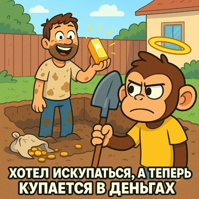 Безумные приколы
Обычно, когда копаешь яму на заднем д?...