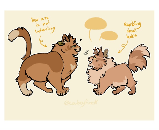 Мотылинка и Листвичка
© cowboyfirestar
#KV_ZZ_ART