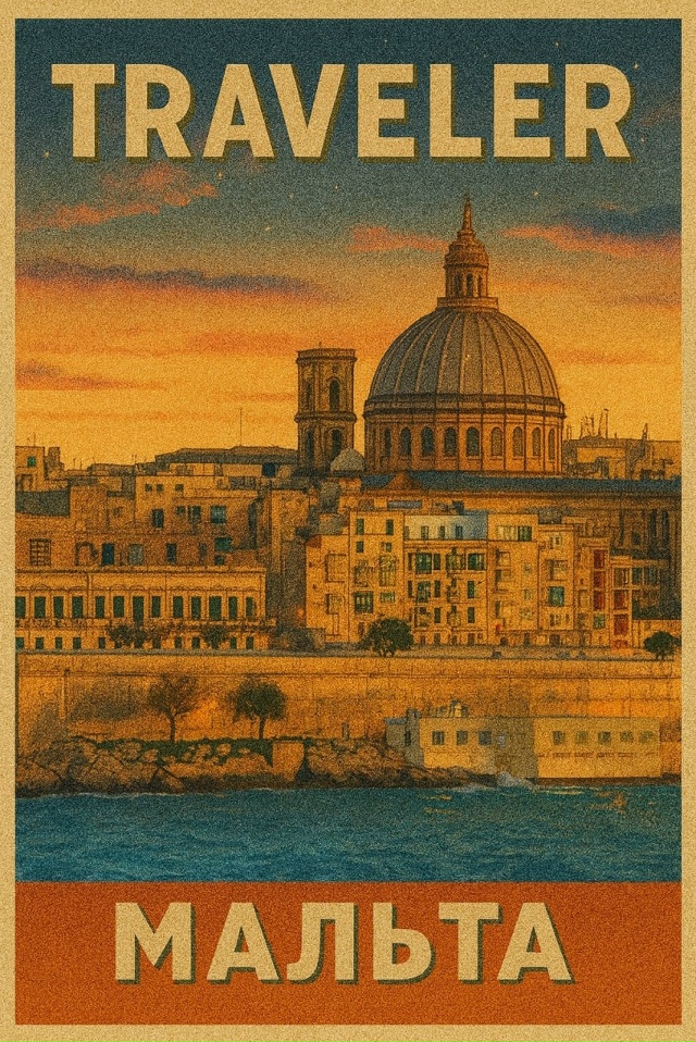 🌍 Мальта — это остров, где камень хранит память веков....