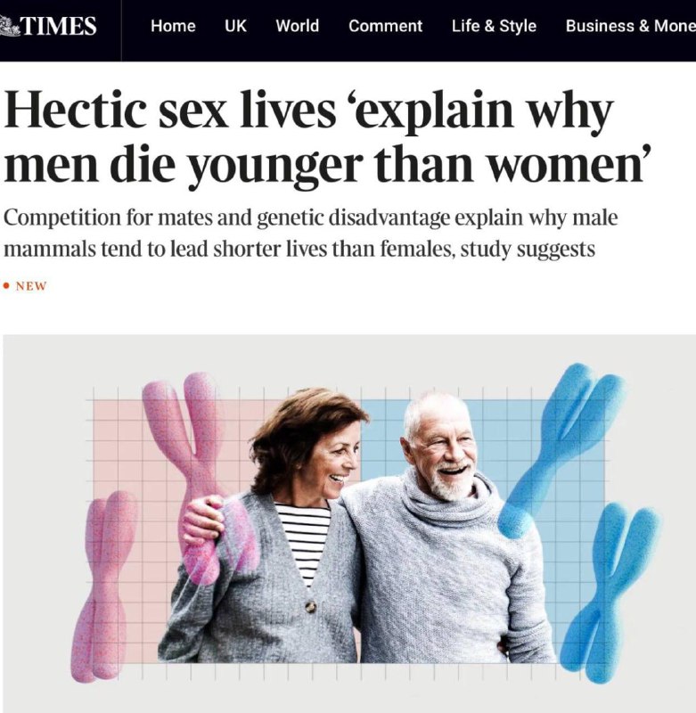 Изменщики живут меньше — это доказали учёные, изучив закономерность во всём животном мире.
Чем акт