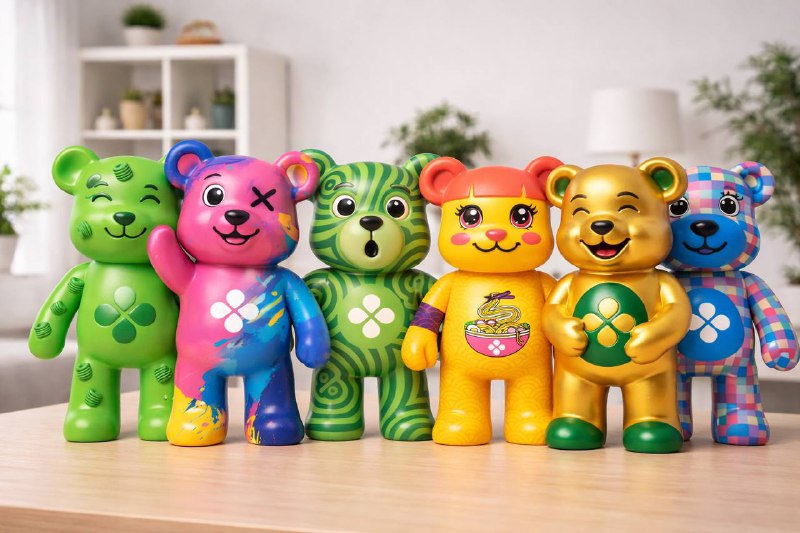 Ухтыыы, «Перекрёсток» выпустил собственную коллекцию мишек-талисманов «ЛакиМиши»! В линейке аж 20 пе