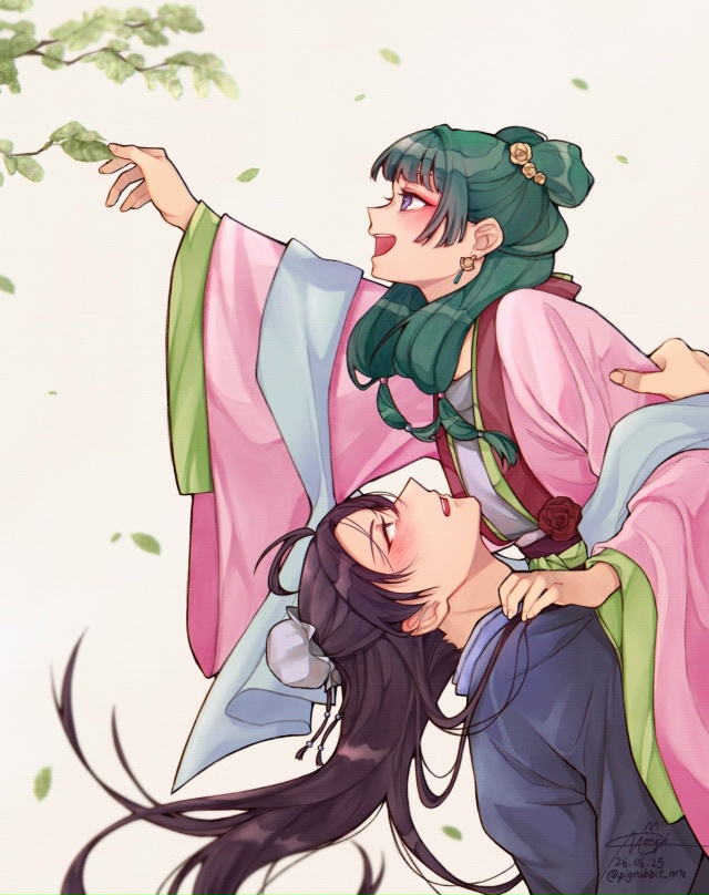 #Kusuriya_no_Hitorigoto / Монолог в аптечной лавке
Art: pigrabbit_mtz
(Д?...