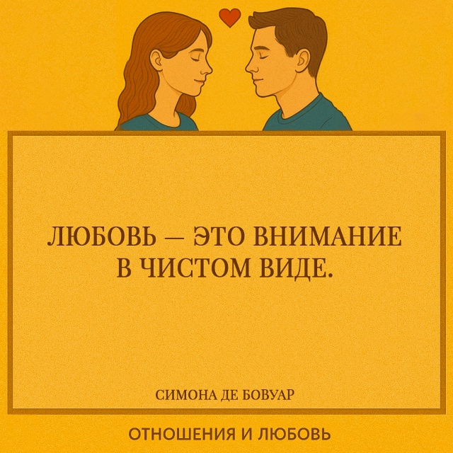Симона де Бовуар говорит о том, что любовь проявляется ...