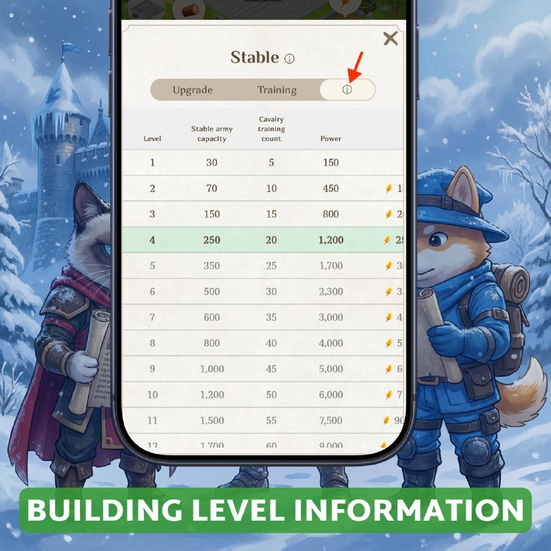 #Fomo_Fighters ⚔️
🛠 Обновление
Друзья, мы добавили новую вкладку "Информация" для каждого здания в