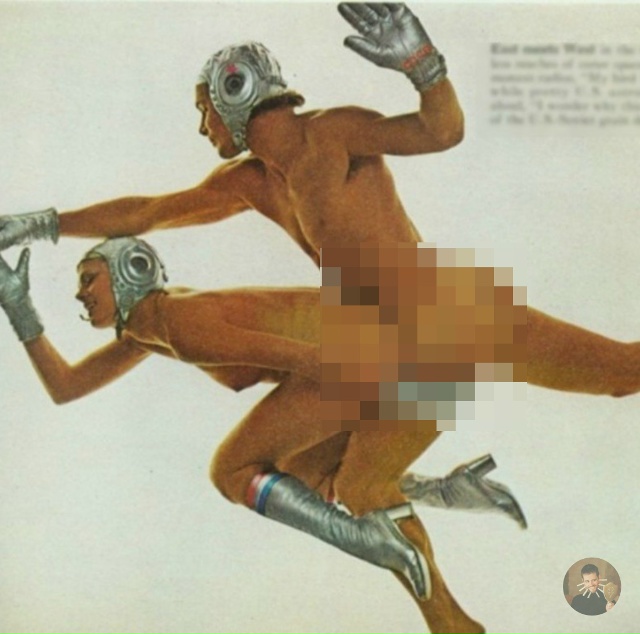 Фотография из журнала Playboy 1975 года, посвящённая истори?...