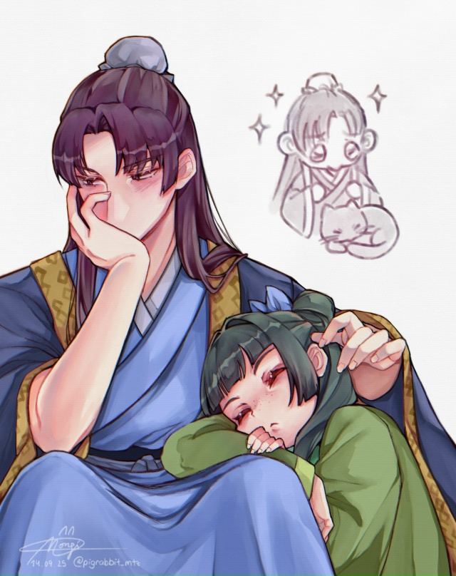 #Kusuriya_no_Hitorigoto / Монолог в аптечной лавке
Art: pigrabbit_mtz
(Д?...