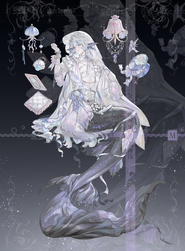 #Art_mermaid
Прекрасные создания подводного мира от Mei_Mezu