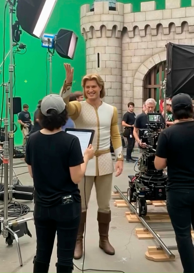 Съёмки «Шрека» в самом разгаре!
Казалось бы — зелёный ...